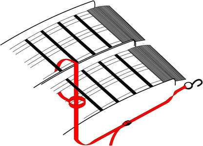 2x oprijplaten aluminium - 310cm 1080kg - oprijplaat motoroprijplaat oprijsteun opvouwbaar