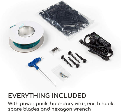 Blumfeldt Garden Hero - robotmaaier, lithium-ion-accu: 5,2 Ah, incl. Laadstation, automatisch opladen, looptijd: tot 180 min., Oppervlakte: tot 1.200 m², beschermingsklasse: IPX4, oranje