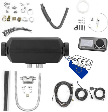 Diesel Luchtverwarmer – Staande Verwarming – Luchtverwarming – Luchtverwarmer – Dieselverwarming – Compact 2 kW Vermogen – Stil Met LED Bedieningspaneel