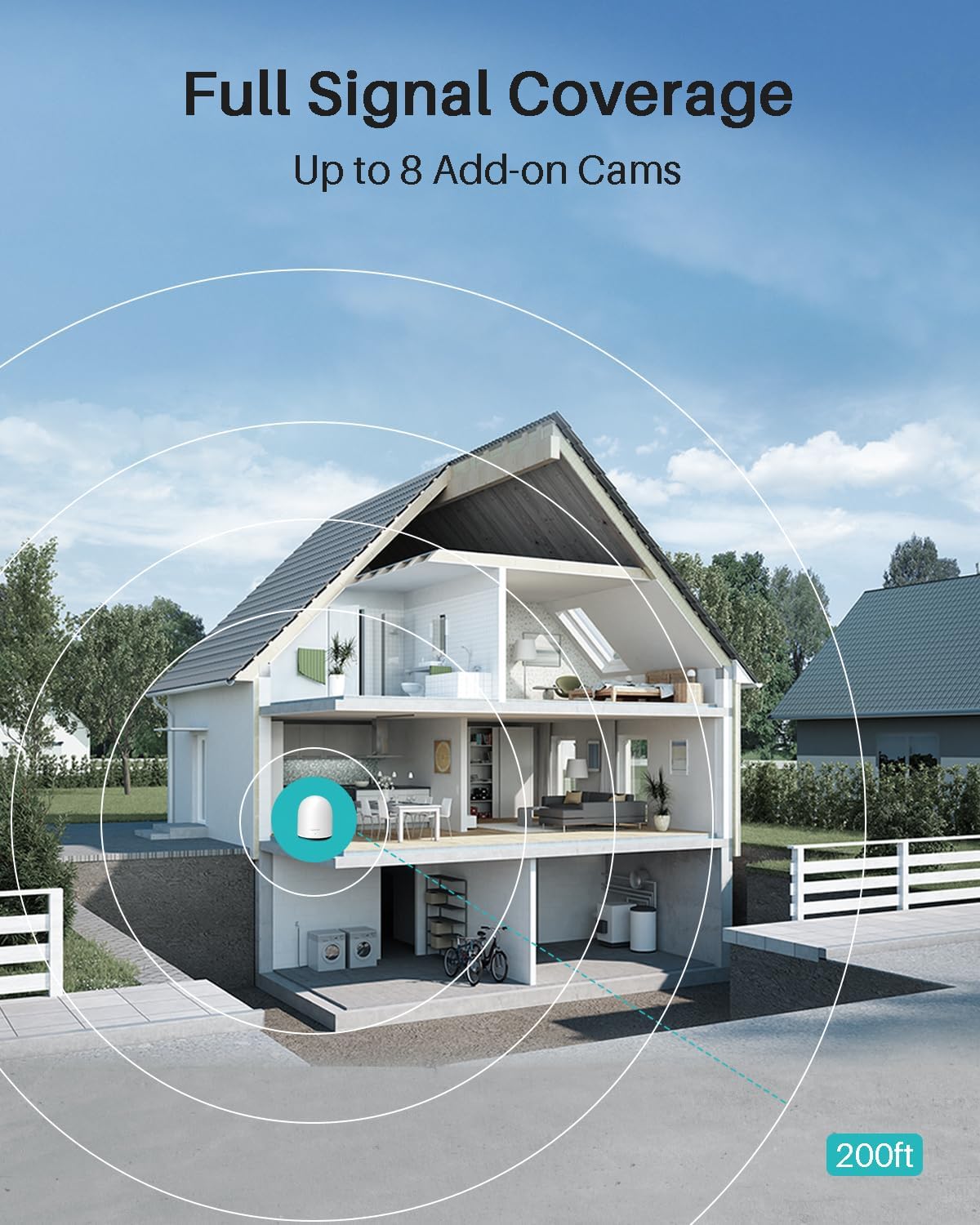 Bewakingscamera Buiten – Buitencamera – Veiligheidscamera – Camerabewaking – Outdoor Camera – 2K QHD Resolutie – Zonne-energie Met Ingebouwde Accu