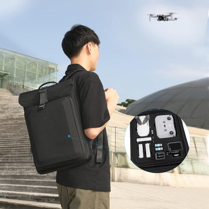 Smatree Draagrugzak harde hoes voor DJI Mini 2/Mini 1/Mini SE, reistas met harde schaal voor DJI Mini Drone en Gopro Hero 10/9/8/7/6/5 accessoires (niet geschikt voor Mini 3 Pro), zwart., Tashanger