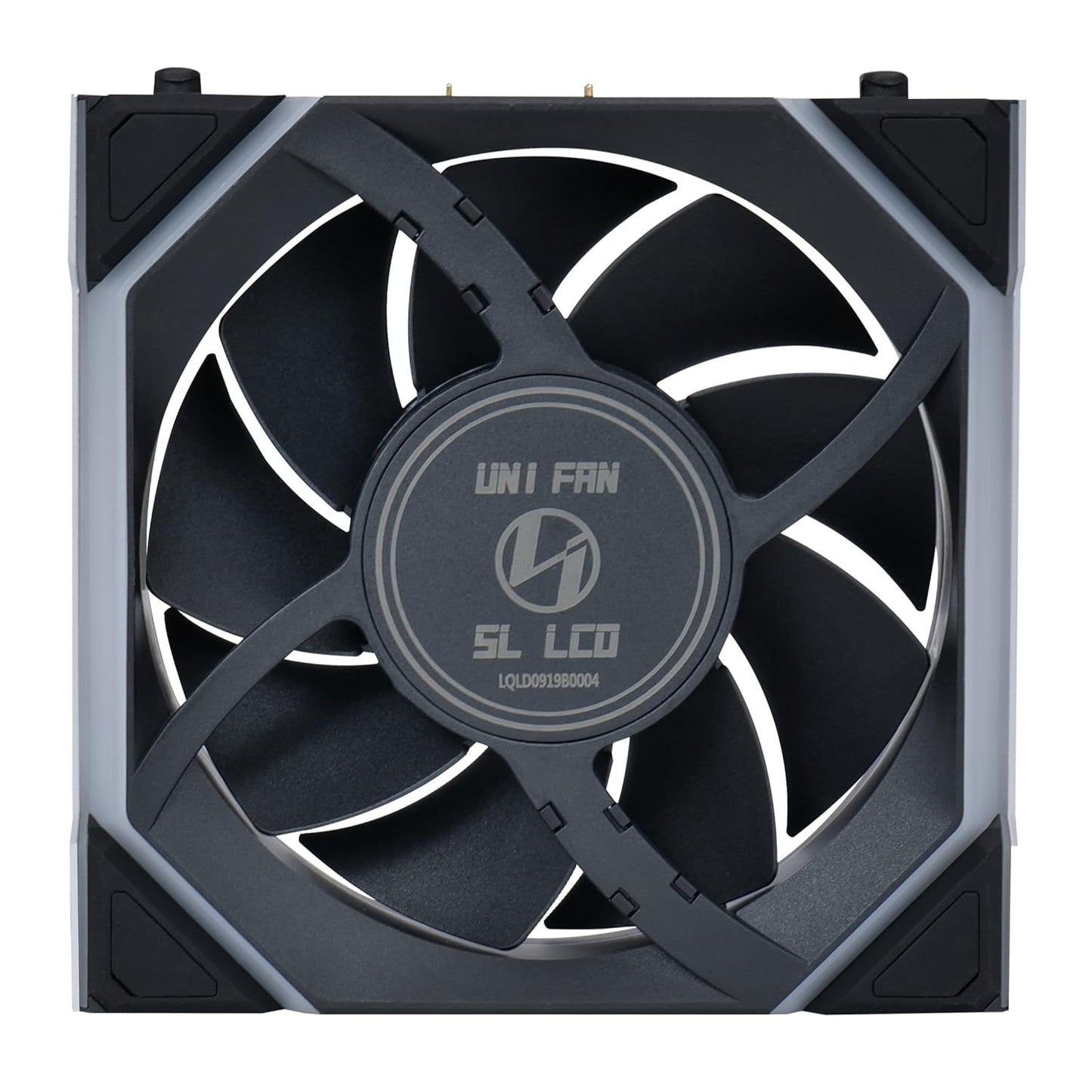 Lot +van+3+ventilatoren+behuizing+Lian+Li+Uni+Fan +SL+Wireless+LCD+RGB+-+12cm+%28Zwart%29