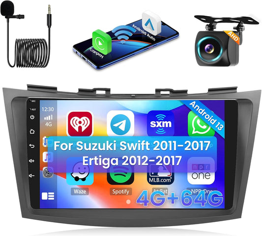Android 13 Autoradio – Multimedia Systeem – Navigatiesysteem – CarPlay Radio – WiFi Auto Radio – 9 Inch Scherm – Draadloze CarPlay & Android Auto