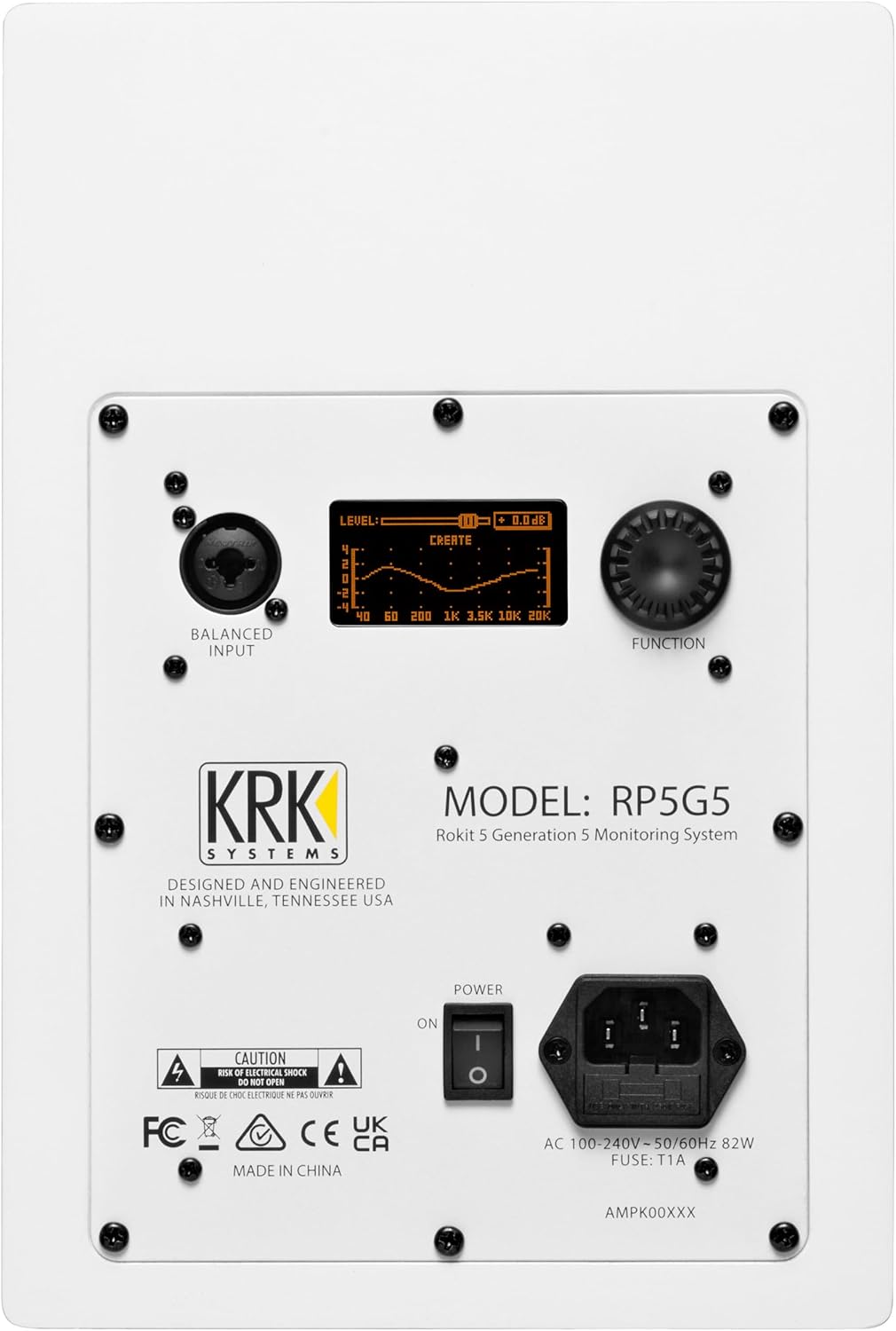 KRK RP5 G5 White Limited Monitoring Luidspreker (kamer)