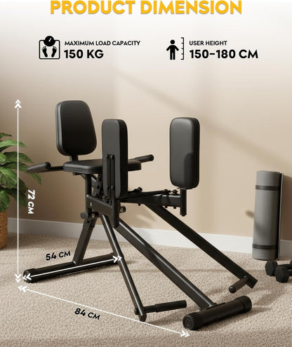 GUUG Adductors Abductor Machine: Ianco Thigh Beentrainingsapparatuur Heupspieropbouw en Abductie Verstelbare Weerstand Voor Mannen En Vrouwen Zwart