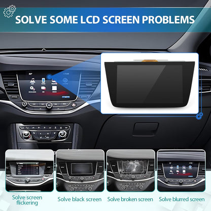 LCD-scherm voor Opel Astra K Mk7 2015-2020 Touchscreen-monitor voor Vauxhall Navi 900 Intellilink scheepsradio-scherm voor LQ080Y5DZ10 Media-schermvervanging LCD-scherm 20,3 cm (8 inch) XX