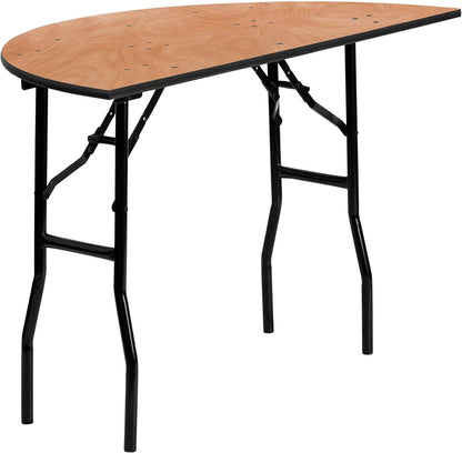 Flash Furniture 48'' Half-Ronde Houten Vouwen Banket Tafel