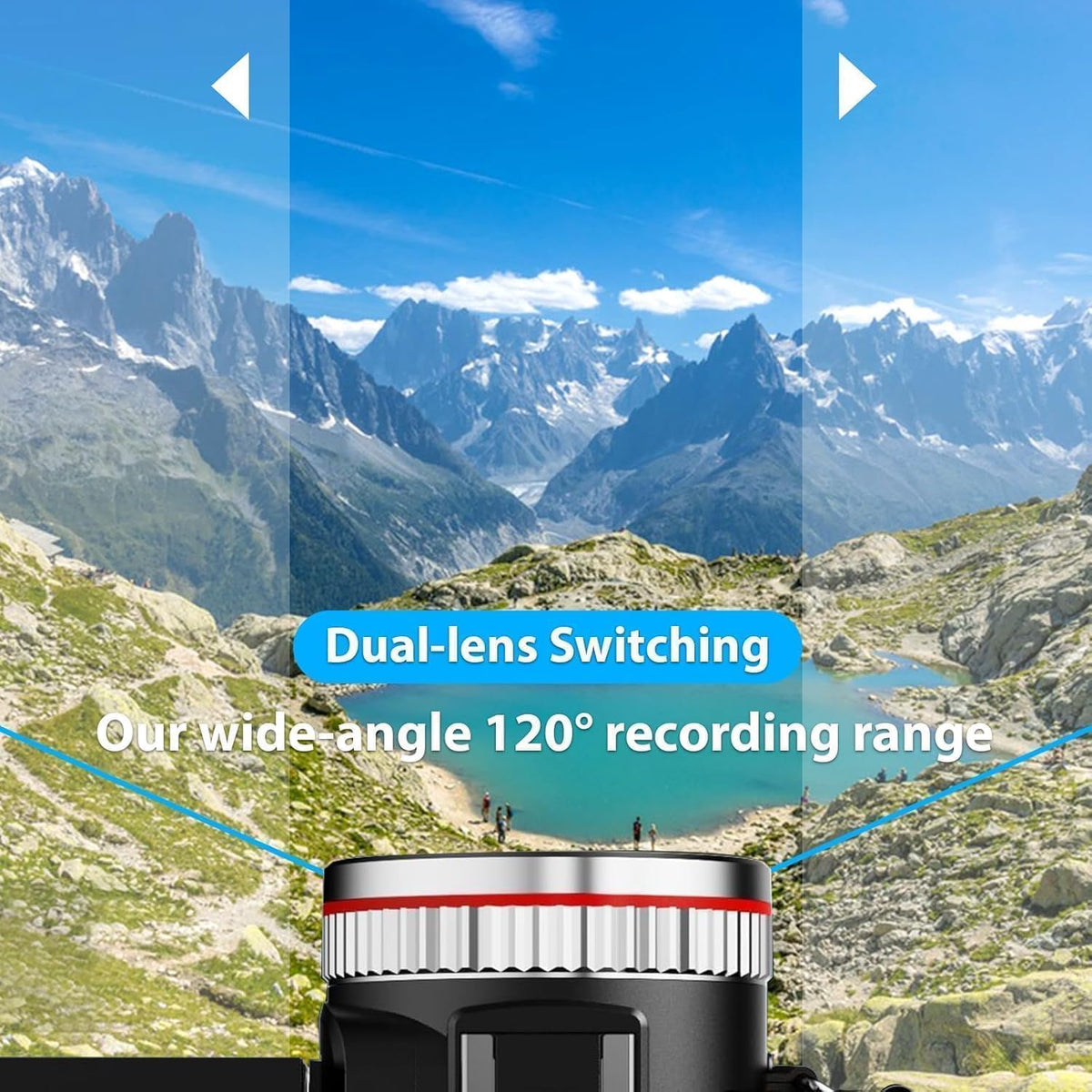 Videocamera 4K – Camcorder – Vlogcamera – Vloggingcamera – YouTube Camera – 64 GB Kaart – 3,0 Inch 270° Draaibaar Scherm