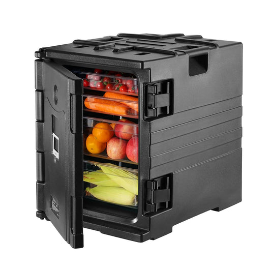 Geïsoleerde transportbox 90 Liter – Thermobox – Warmhoudbox – Koelbox – Isolatiebox – LLDPE Met PU-Schuimisolatie – Voorlader Met Dubbele Gespen En Handgrepen