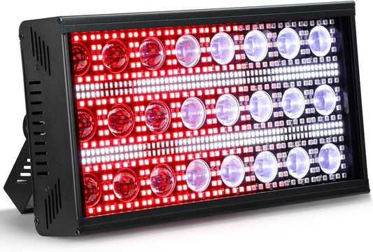LED Wallwasher – LED Washlight – Podiumverlichting – Stroboscoop – LED Bar – 300 Watt Krachtige Verlichting – RGBW Kleurenmix Met DMX Controle