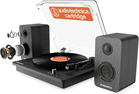 Platenspeler – Vinylspeler – LP-speler – Turntable – Record Player – Geschikt voor LP’s en Singles – Voor Thuisgebruik