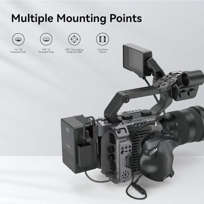 SMALLRIG FX6 Cage Kit voor Sony FX6, compacte FX6 Cage met V-Mount Batterij Plaat voor Statief/Handheld/Schouder Opnamen - 4124