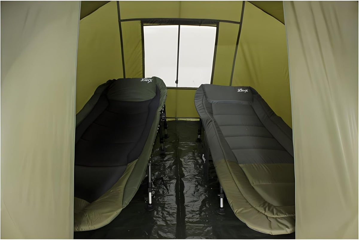Lucx® Coon Karpertent voor 2 personen, vistent bivvy tent voor 1 tot 2 personen, Carp Dome, 10.000 mm