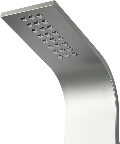 DP Bath - Douchepaneel met hydromassage, 1 stuks, zilver, A-51