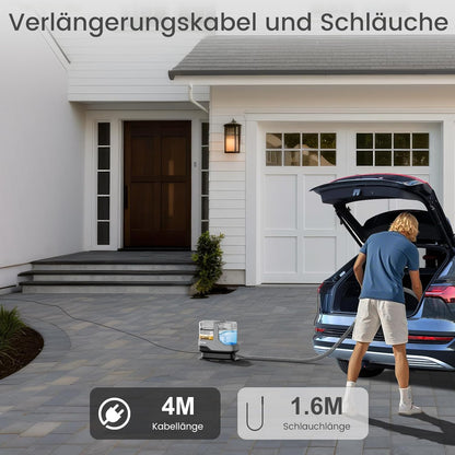Gestoffeerde Reiniger – Natzuiger – Waszuiger – Kussenreiniger – Tapijtreiniger – 600 W Vermogen – Stil Met 78 dB Geluidsniveau