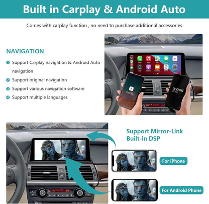 Autoradio – Touchscreen Radio – Multimedia Speler – Navigatiesysteem – Carplay Android Auto – 10,25 Inch Scherm – Draadloze Smartphone Integratie