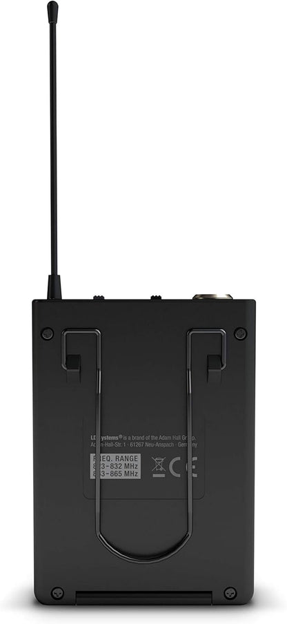LD Systems U308 BPH - radiosysteem met bodypack en headset - 863-865 MHz + 823-832 MHz