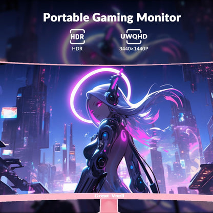 Gaming Monitor, gebogen, 86,4 cm (34 inch), 4K, 165 Hz, 1500R, HDR10, FreeSync, 4000:1, snelle installatie, groot kleurenpalet