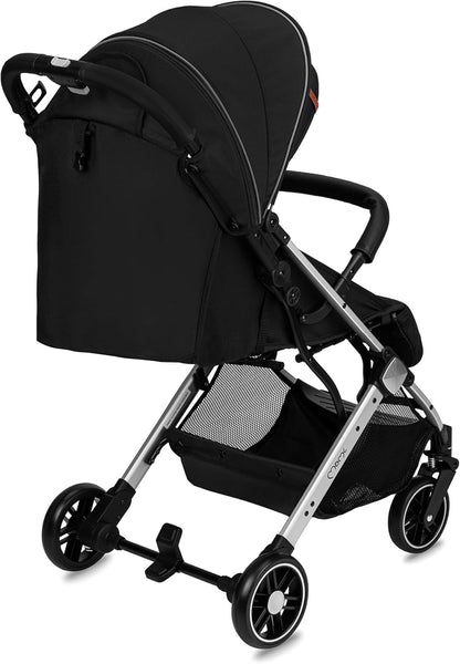 MOMI ESTELLE kinderwagen voor kinderen vanaf 6 maanden tot max. lichaamsgewicht van 15 kg, H105 x B 51 x D 75 cm, inklapbaar tot de afmetingen H65 x B51 x D21 cm, gewicht 7,5 kg, 5-punts