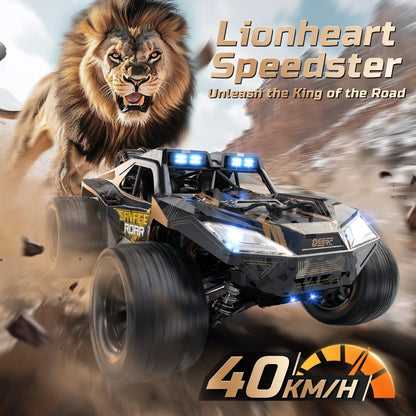 <font dir="auto" style="vertical-align: inherit;"><font dir="auto" style="vertical-align: inherit;">        DEERC 1:14 Fast Remote Control Car, 40km/h High Speed RC Truck with LED Headlight for Boys, Offroad 2.4GHz 4x4 RC Offroad Car, Monster Truck Toy,