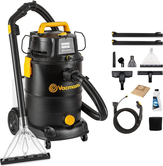 Vacmaster VK1330PWR Professionele Vlekkenreiniger voor Tapijt,Vloerkleden, Meubels, Trappen en Auto's | Bevat Reinigingsformule en Accessoires | 1300 W
