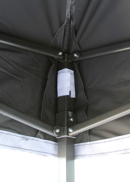 Alle seizoenen Gazebos 2.5x2.5m-Superior-Package-Zwart Gazebo