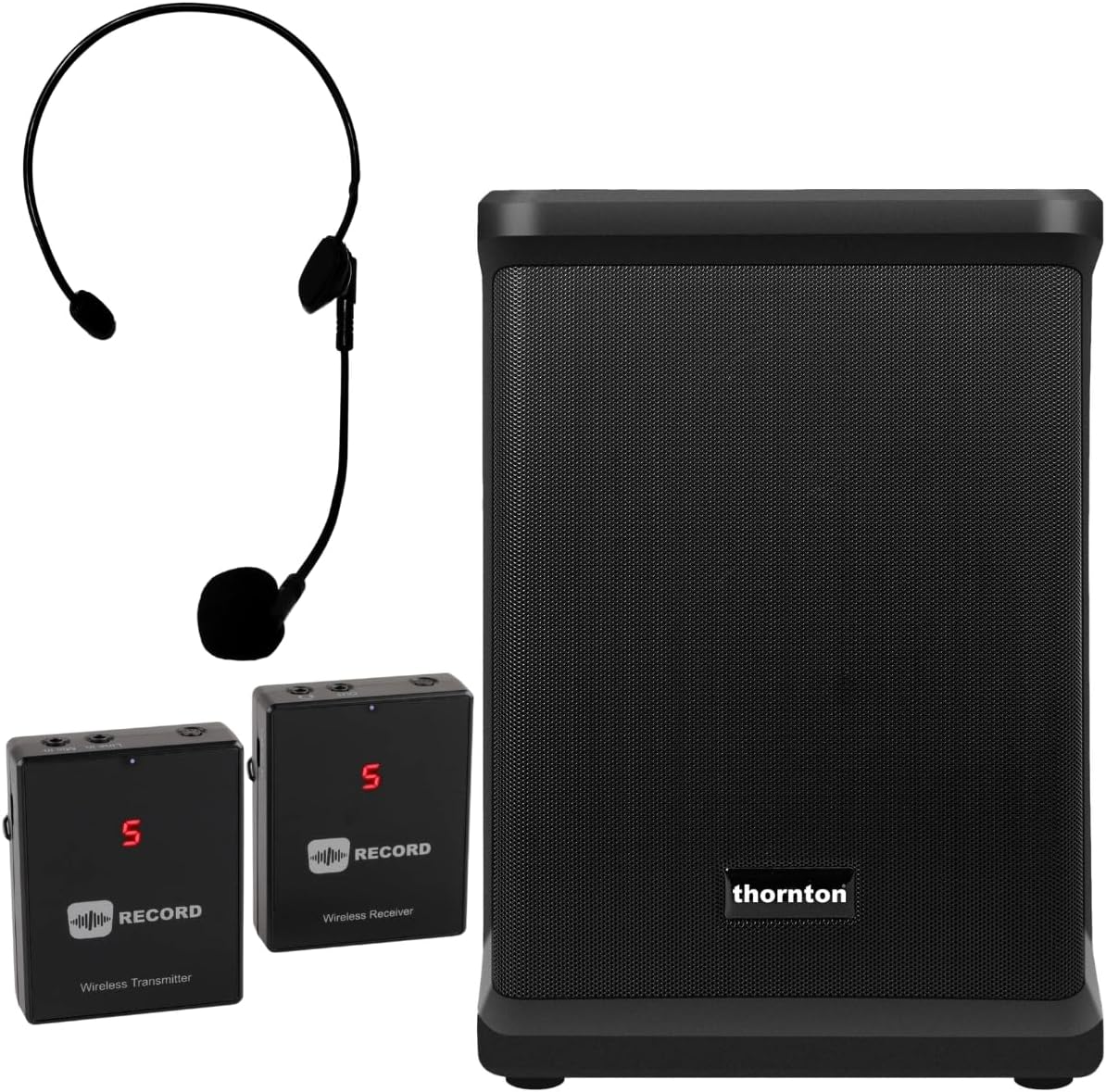 Actief Luidsprekerpakket – Speaker – Luidspreker – Luidsprekerset – Geluidsinstallatie – Met Draadloze Headsetmicrofoon En Afstandsbediening – 20W Vermogen – Tot 10 Uur Batterijduur