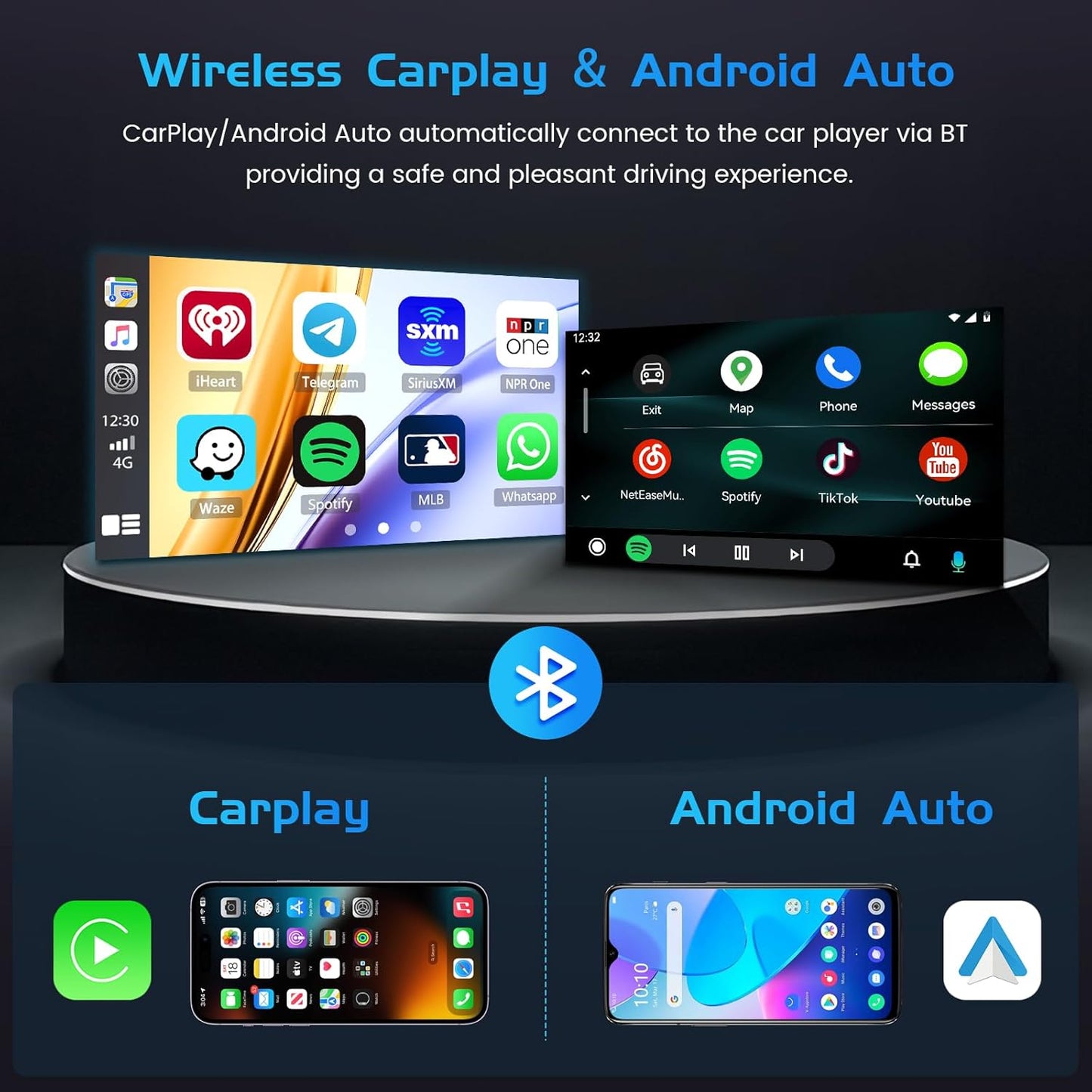 Autoradio – Multimedia Systeem – Navigatie Module – Auto Stereo – Infotainment Unit – Android 15 Systeem – 9-Inch In-Cell Touchscreen