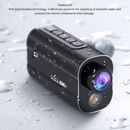 5K-actiecamera, Motorhelmcamera met EIS Anti Shake, 2.4G Wifi-sportcamera, Ultra HD-video, 50 MP Foto, Nachtzicht, LED-licht, 170 ° Groothoeklens