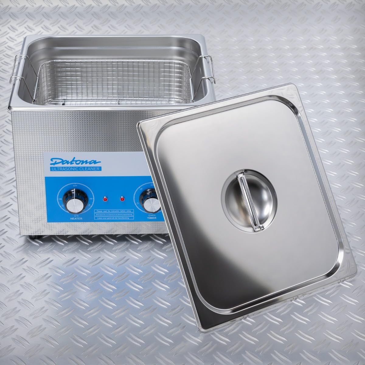 Ultrasone Reiniger – Ultrasoon Cleaner – Reinigingsapparaat – Sieraadreiniging – Motoronderdelen Reiniger – 13 Liter Inhoud – Verwarmingsfunctie Tot 80°C