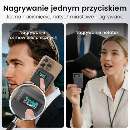 NEWYES Ailog KI Digitaal dicteerapparaat met speciale app, transcriberen en samenvatten, vertaling in meer dan 188 talen, 64 GB geheugen voor vergaderingen, lezingen, oproepen, zaken, onderwijs