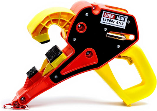 Lock Jaw Ladder Grip - Ladder Veiligheidsclip - Voel u veilig op uw ladders en klim veiliger (Enkelvoudige Eenheid) (Verpakking van 1)