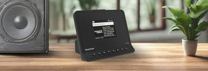 TELESTAR TOP 400 HiFi-adapter (adapter voor het achteraf inbouwen van internetradio, DAB+, streamingdiensten, Bluetooth 5.3, USB-opname) – zwart