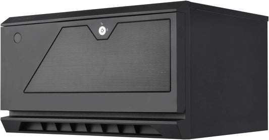 SilverStone Technology SST-CS381 v 1.2 - Case Storage ATX Midi Tower computerbehuizing, binnenkant zwart, ondersteunt 8X 3.5 of 2.5" hot-swap harde schijflades, frontdeur afsluitbaar, zwart