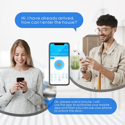 WELOCK Vingerafdruk Elektronisch Deurslot Voordeur SECBN51WIFIBOX 3, RFID-Kaart Transponder, Ble APP WIFI Werkt met Alexa IP65 Voor 30-70mm Deur Gateway Combikit