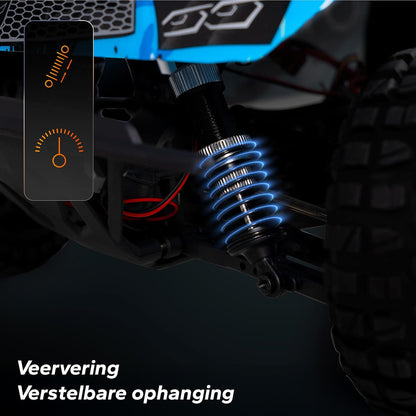 RC Auto – Afstandsbediening Auto – Monstertruck – Buggy – RC Buggy – 35 km/u Topsnelheid – IPX5 Water- en Stofbestendig