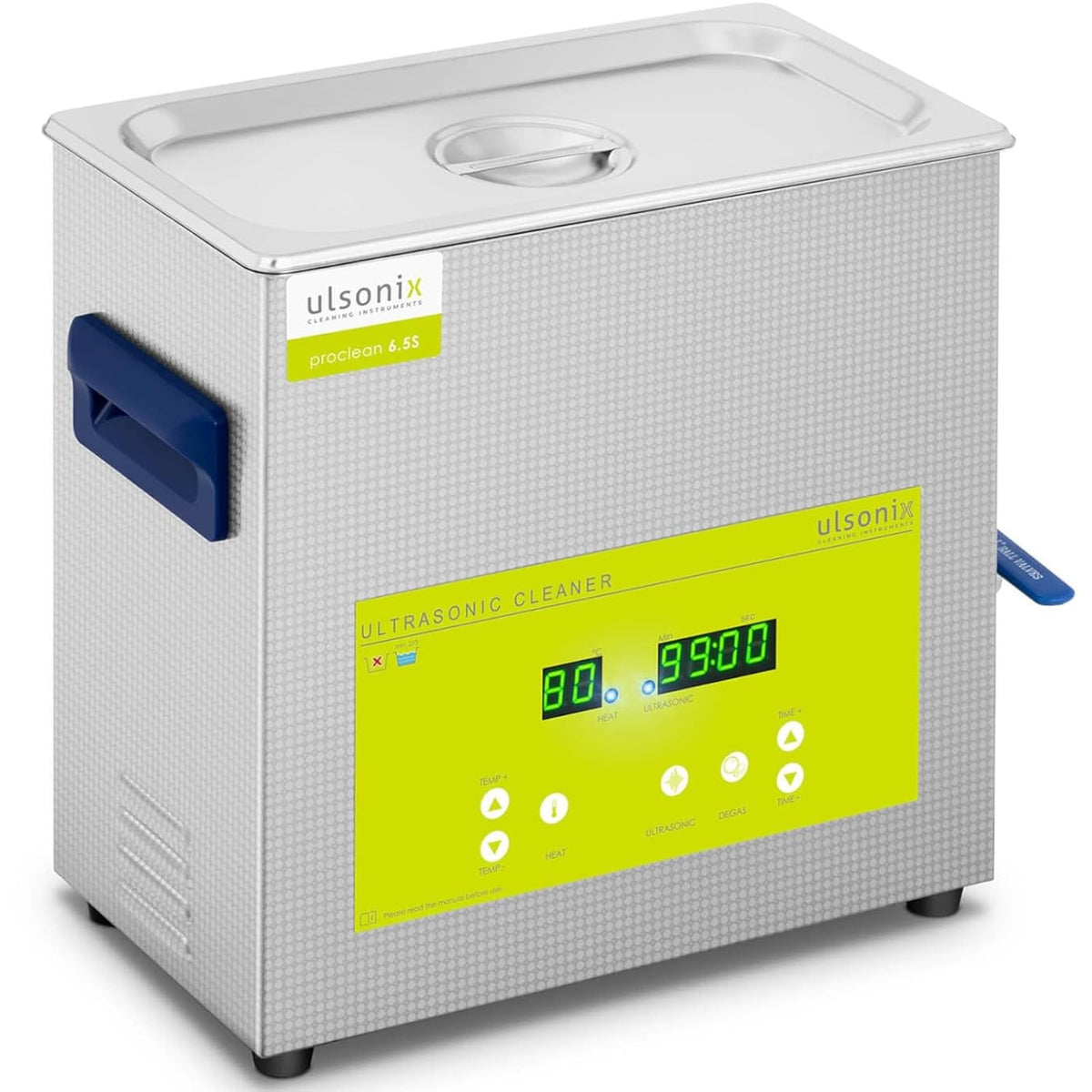 Ultrasoon Reinigingsapparaat – Ultrasone Reiniger – Ultrasoon Bad – Sieradenreiniger – Lab Reinigingsapparaat – 6,5L Inhoud – 180W Met Degasfunctie