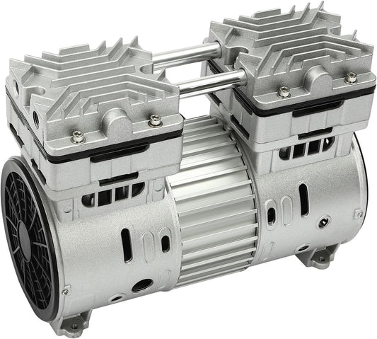 Olievrije Vacuümpomp – Vacuüm Pomp – Compressor Pomp – Stille Pomp – Laboratorium Pomp – 550W 220V – Stil Geluid 65dB – 8 Bar Maximale Druk