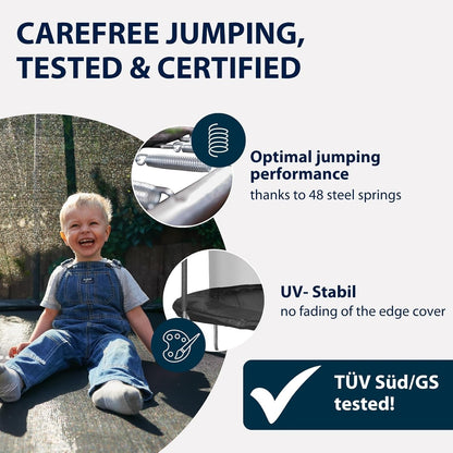 HUDORA First trampoline 300 V met veiligheidsnet, tuintrampoline outdoor, kinderen