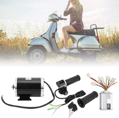 Elektrische Fiets Motor Conversie Kit, DIY 48V 1000W Motor Met Gashendel Toetsen Controller Voor Elektrische Scooter