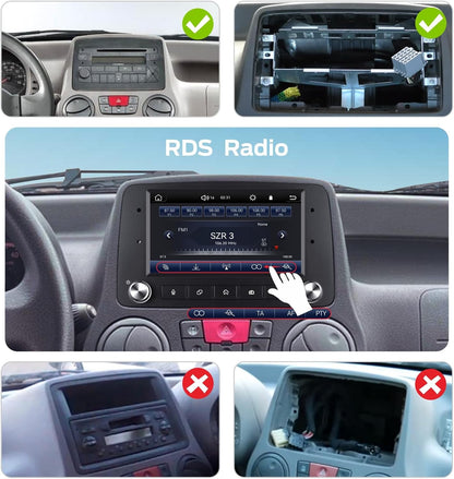 Autoradio – Auto Stereo – Multimedia Speler – Inbouw Radio – Navigatie Systeem – Snelle Opstart Linux Systeem – Draadloze CarPlay & Android Auto