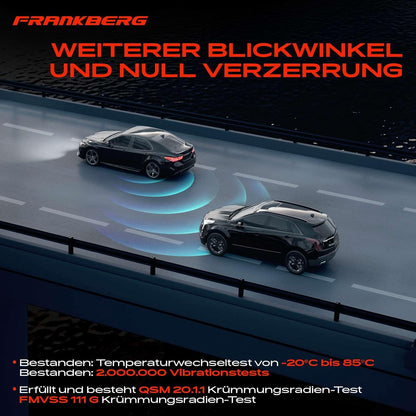 Frankberg Buitenspiegel, links, elektrische buitenspiegel, 6-polig, compatibel met Golf VII 5G1 BE1 BE2 BQ1 Hatchback 2012-2021 Golf VII Variant BA5 BV5 Combi 2013-2021, vervanging # 5G1857507AF9B9