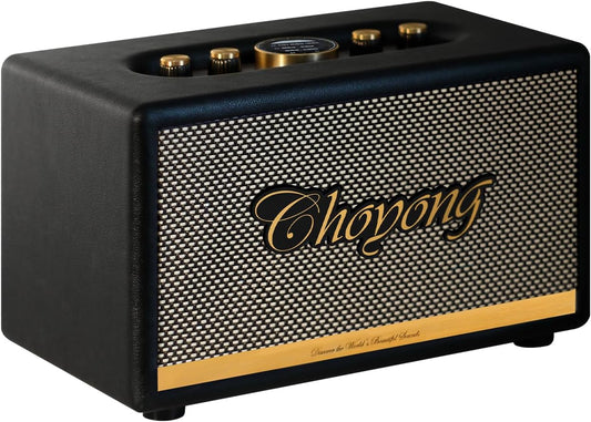 CHOYONG Maestro C2 WiFi-luidspreker Draadloze Bluetooth Smart Speaker, Drie-weg luidsprekersysteem, Internet Radio Global Station, platenspeler compatibel met RCA-ingang, Choyoung C2