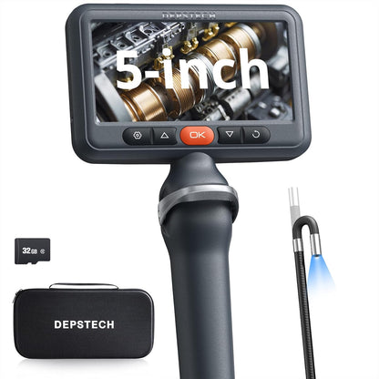 Industriële endoscoopcamera, IPS, 5 inch, 1080p, inspectiecamera