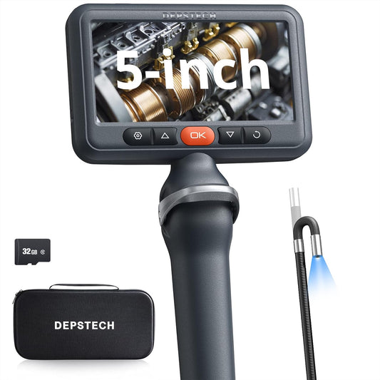 Industriële endoscoopcamera, IPS, 5 inch, 1080p, inspectiecamera
