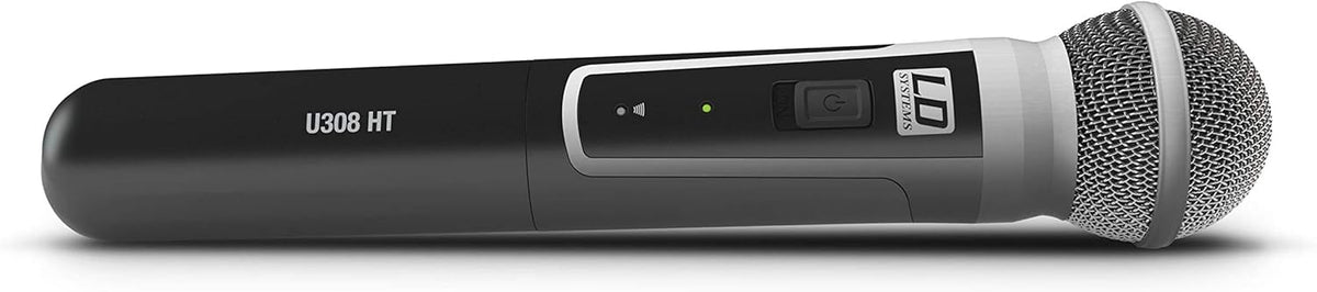 Draadloze Handmicrofoon – Handzender – Dynamische Microfoon – Zangmicrofoon – Spreekmicrofoon – 823-832 MHz + 863-865 MHz – 12 Kanalen – Meer Dan 10 Uur Gebruiksduur