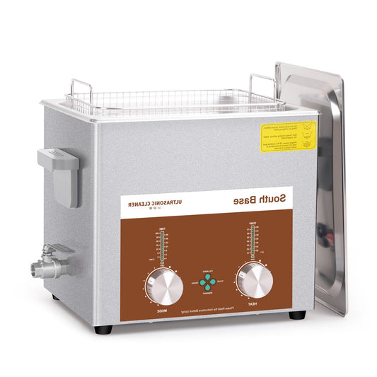 Ultrasone Reiniger – Ultrasoon Bad – Schoonmaakapparaat – Ultrasoonysteem – Ultrasoonmachine – 10 Liter Inhoud – Roestvrijstaal SUS304 – 33 & 40 kHz Frequentie – Instelbare Timer