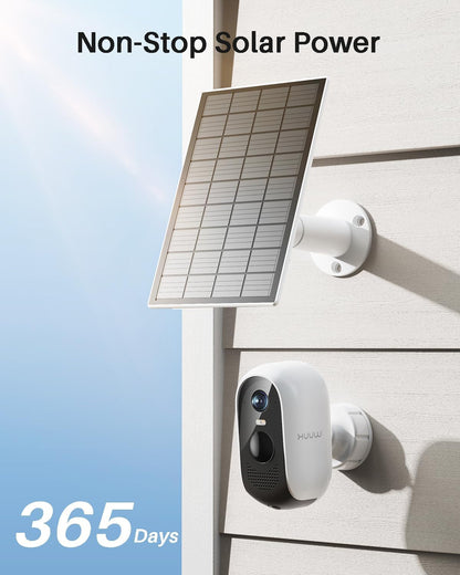 Bewakingscamera Buiten – Buitencamera – Veiligheidscamera – Camerabewaking – Outdoor Camera – 2K QHD Resolutie – Zonne-energie Met Ingebouwde Accu