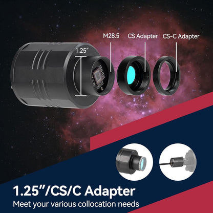 Svbony SC311 WiFi Telescoop Astro Camera op Instapniveau, WiFi 4 Punts Verbinding Oculair Telescoop met IMX662 CMOS Sensor, Elektronisch Oculair met 32GB TF Kaart voor EAA en Planetaire Fotografie
