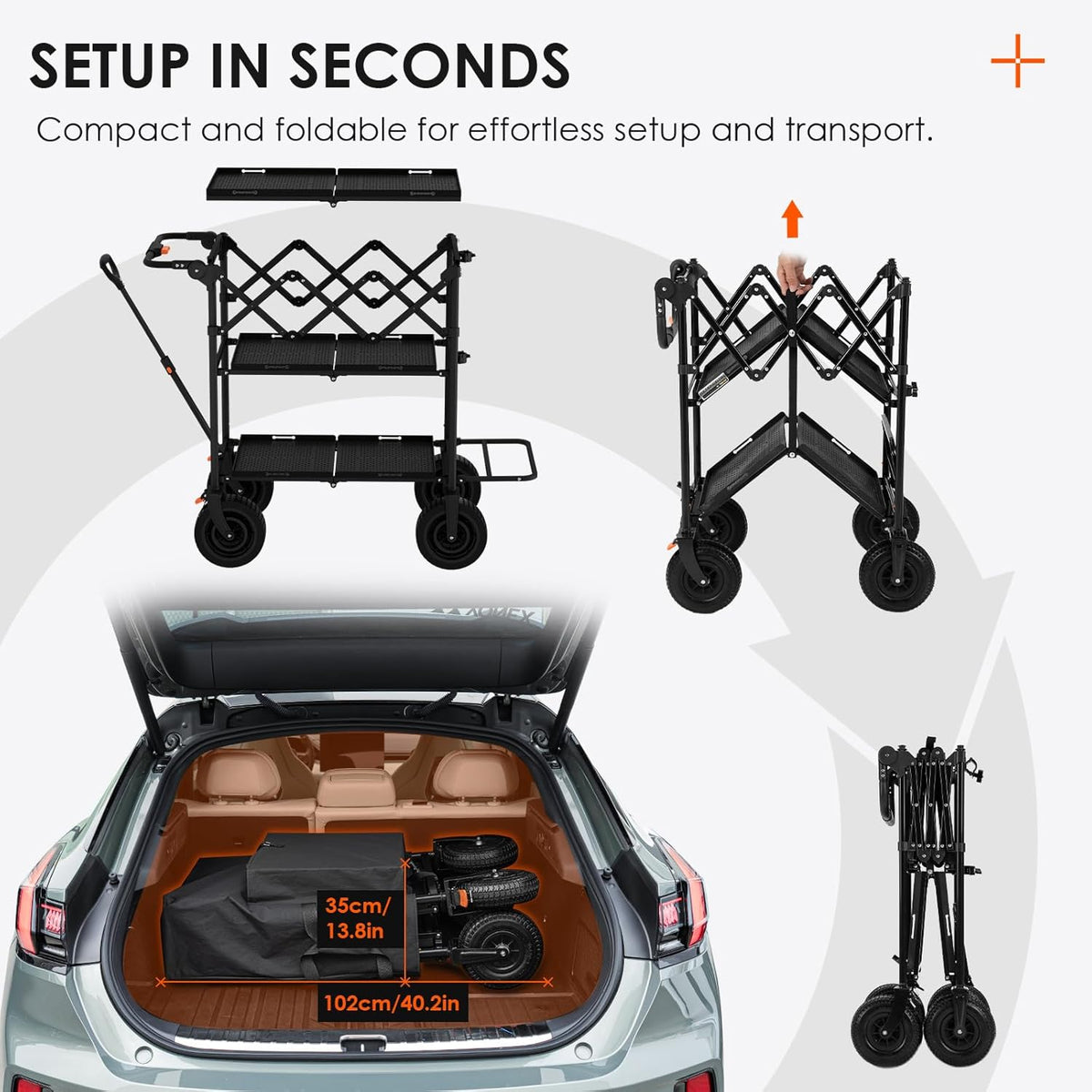 TARION Videoproductie Camera Cart: Opvouwbare winkelwagen voor fotograaf Quick Release met 360 ° draaibare wielen voor filmstudio podiumverlichting opslag digitale technische kar laadvermogen tot 20
